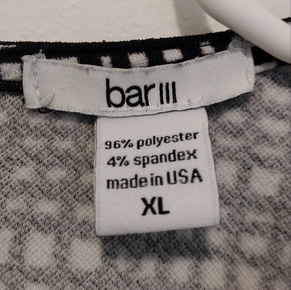 Bar III - Asymmetrical Checkered Blouse - Picture 12 of 13